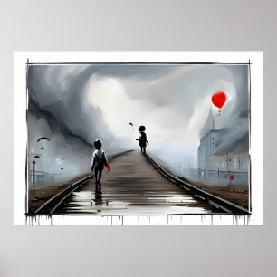 Zeitgenössische urbane Kunst Poster