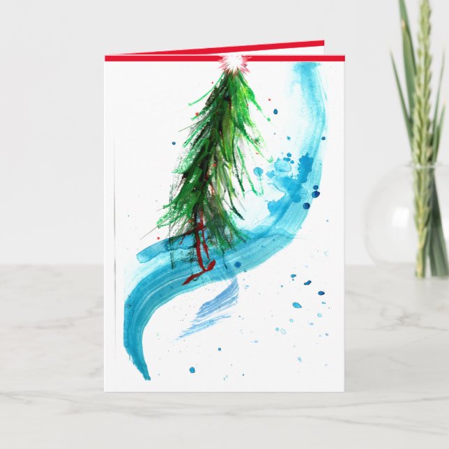 Zeitgenössische Weihnachtsbaumkapelle Karte (Vorderseite)