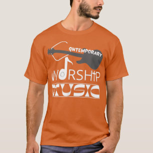 Zeitgenössische WORSHIP-Musik (Osterkirchengitarre T-Shirt
