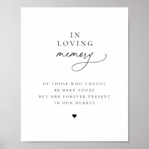 Zeitgenössischer Chic Minimalistisch in der Liebe  Poster