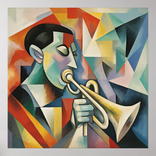 Zeitgenössischer Jazzmusiker Poster