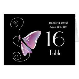 Zeitgenössischer Schmetterlings-Wedding