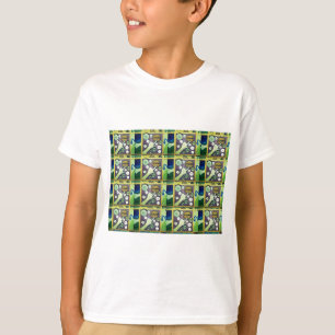 Zeitgenössischer Spaß-Mosaik-Kunst-Druck – Ein Spi T-Shirt