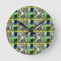 Zeitgenössischer Spaß Mosaikkunst Print - Eine spi