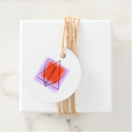 Zeitgenössischer Star von David/Heart Round Gevor  Geschenkanhänger