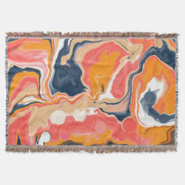 Zeitgenössischer Throw Blanket Decke