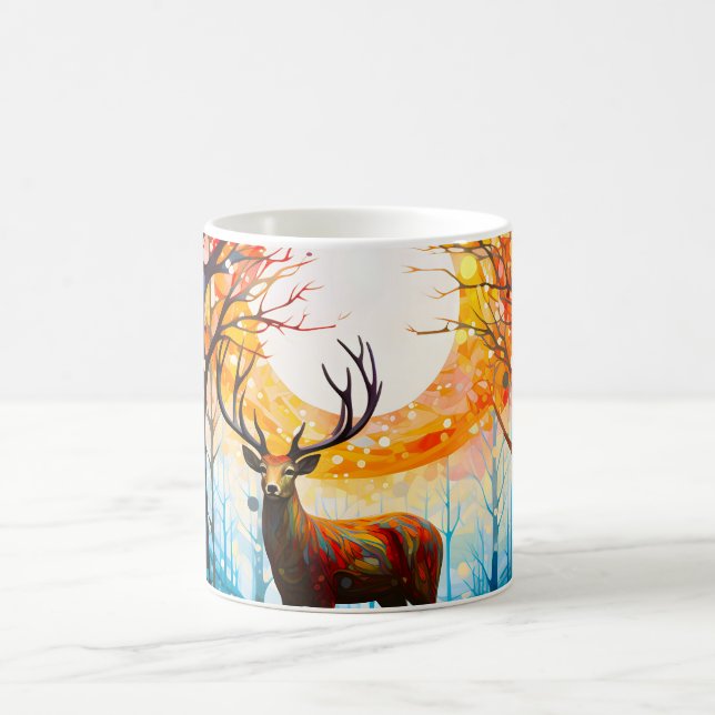 Zeitgenössischer Wald Kaffeetasse (Mittel)