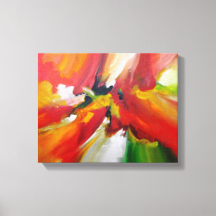 Zeitgenössisches Abstrakt-expressionistisches Gemä Leinwanddruck