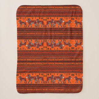 Zeitgenössisches afrikanisches Stillions Sherpa Bl Sherpadecke
