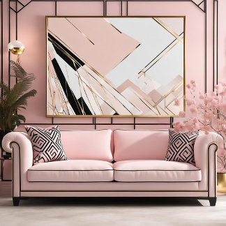 Zeitgenössisches Art Deco Inspiriert Poster