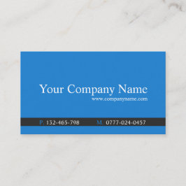 Zeitgenössisches Blau und Grau - Visitenkarte