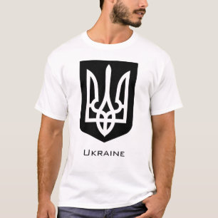 Zeitgenössisches graphisches Emblem der Ukraine Tr T-Shirt
