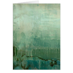 Zeitgenössisches grünes Aquarell
