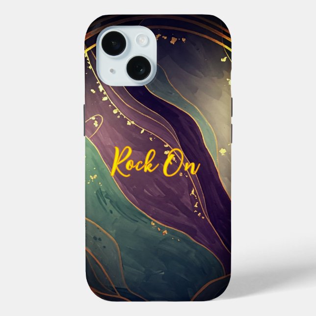 Zeitgenössisches Jugendstil Case-Mate iPhone Hülle (Rückseite)