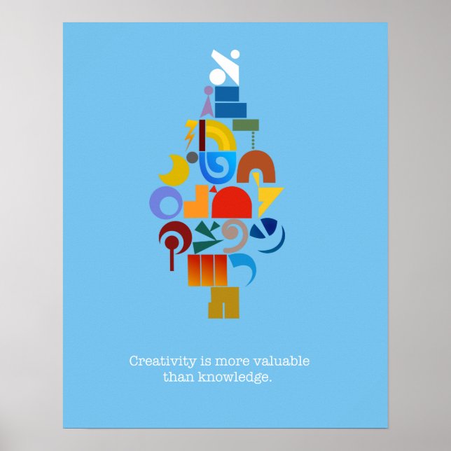 Zeitgenössisches, kreatives hebräisches Poster (Vorne)