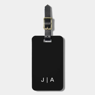 Zeitgenössisches Monogramm-Gepäckanhänger in Schwa Gepäckanhänger
