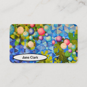 Zeitgenössisches Quiltieren Visitenkarte