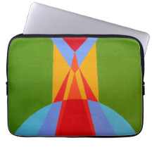 Zeitgenössisches Raketenschiff-Design Laptop-Hülle