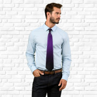 Zeitgenössisches Royal Lila und Black Ombre