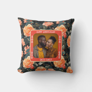 Zeitgenössisches True Love Jubiläums-Wurfkissen Kissen
