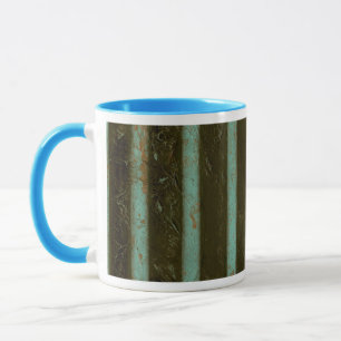 Zeitgenössisches Türkis-Luft-Gitter Tasse