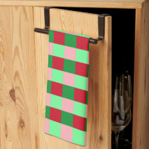 Zeitgenössisches Weihnachten Schachbrettmuster