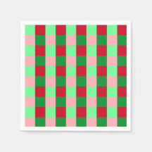 Zeitgenössisches Weihnachten Schachbrettmuster
