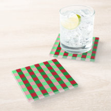 Zeitgenössisches Weihnachts-Karo-Muster