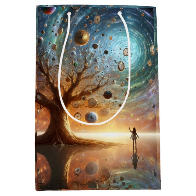 Zeitkeepers' Grove Mittlere Geschenktüte (Vorderseite)