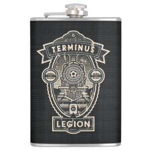 Zeitlimit-Zug-Flasche mit Band-Logo-Rückseite Flachmann