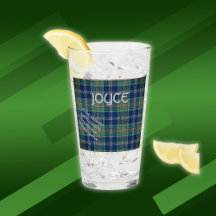 Zeitlos blau und grün Tartan Monogram |