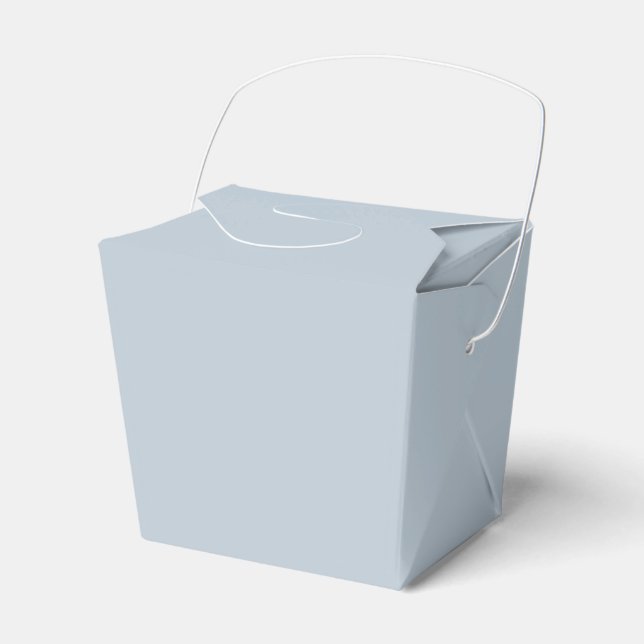 Zeitlos - Blue Mist Take Out - Favor Box Geschenkschachtel (Vorderseite)