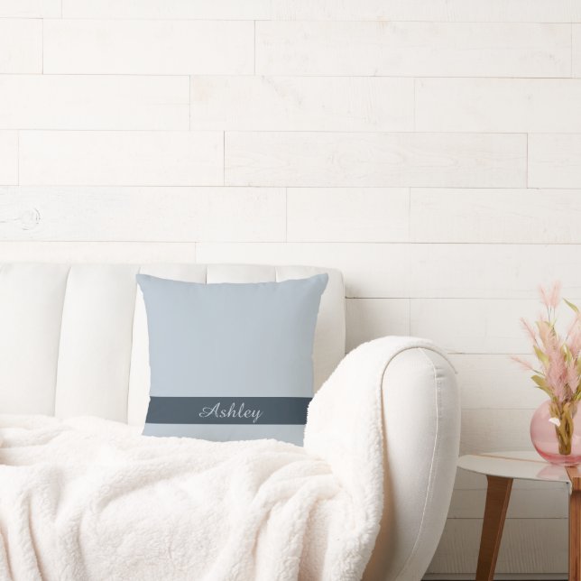 Zeitlos — Blue Neist Name Theme Pillow Kissen (Liege)