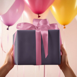 Zeitlos - dunkles Mystic Gray Wrapping Paper Geschenkpapier