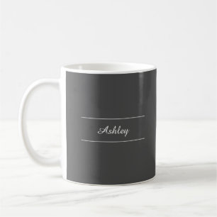 Zeitlos - Elegante Graue Tasse