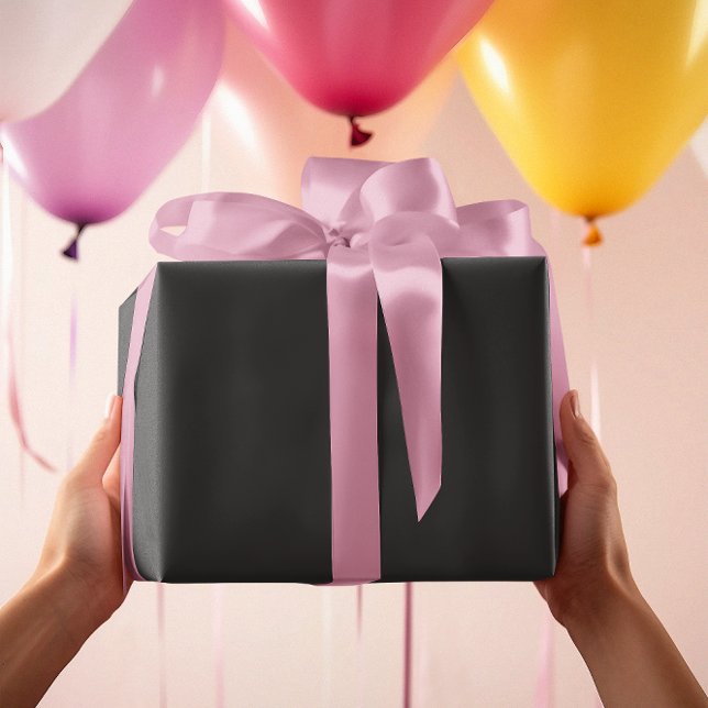 Zeitlos - graues schwarzes Schleifpapier Geschenkpapier (Von Creator hochgeladen)