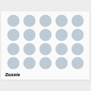 Zeitlos - Klassischer, roter Sticker mit blauem Ne