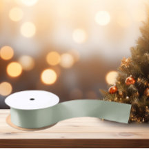 Zeitlos - Misty Sage Satin Ribbon