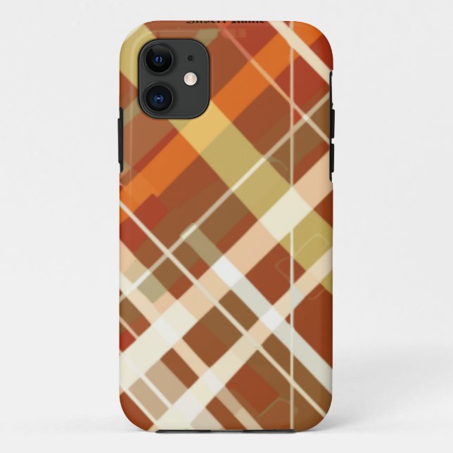 Zeitlos Tweed Case-Mate iPhone Hülle (Rückseite)