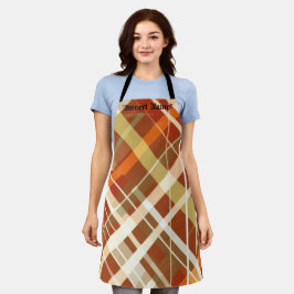 Zeitlos Tweed Schürze