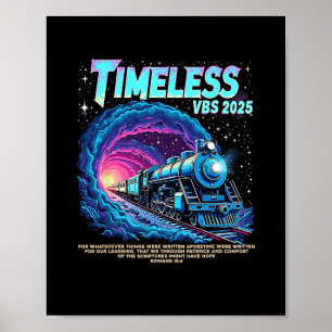 Zeitlos wir durch Geduld Christlicher Sommer Vbs Poster