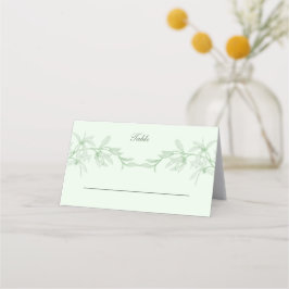 Zeitlose Blume Hochzeit Platzkarte