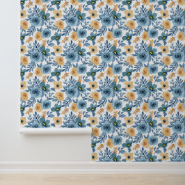 Zeitlose Blumen Tapete