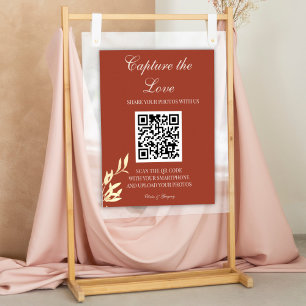 Zeitlose Blüten Rustikale Erfassung der Liebe Poster