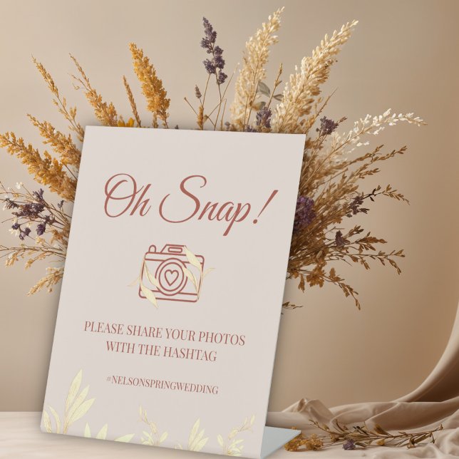 Zeitlose Blütenhochzeit Sockelschild (Von Creator hochgeladen)