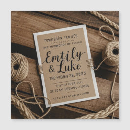 Zeitlose Elegance Hochzeit Einladung