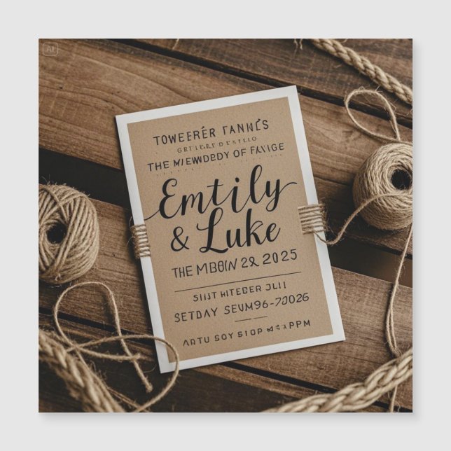 Zeitlose Elegance Hochzeit Einladung (Vorderseite)