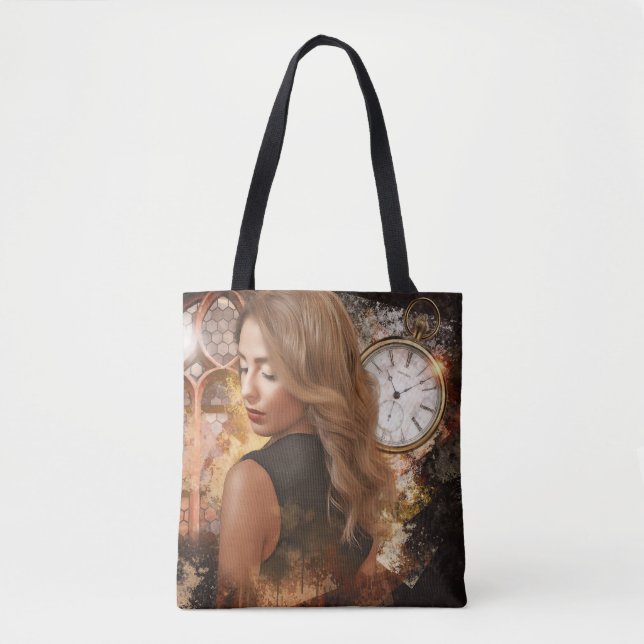 Zeitlose Elegante Kunst, Dichtung und Musik Tasche (Vorderseite)