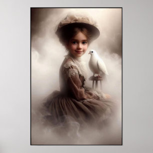 Zeitlose Eleganz der viktorianischen Ära Wand Poster