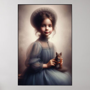 Zeitlose Eleganz der viktorianischen Ära Wand Poster